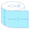 Blue Direct Thermal Labels