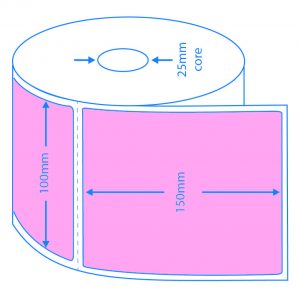 Pink Direct Thermal Labels