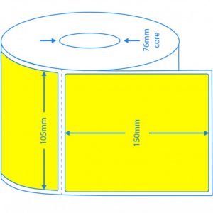 Direct Thermal Yellow Labels