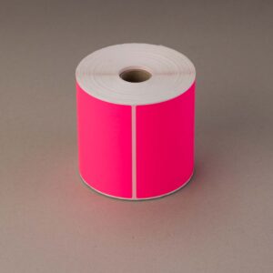 Pink fluoro labels