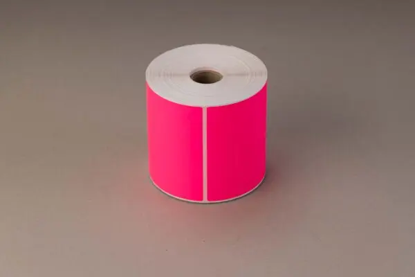 Pink fluoro labels