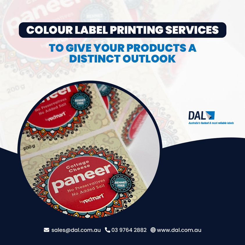 At Dial A Label, we offer colour label printing services to give your products a distinct outlook...