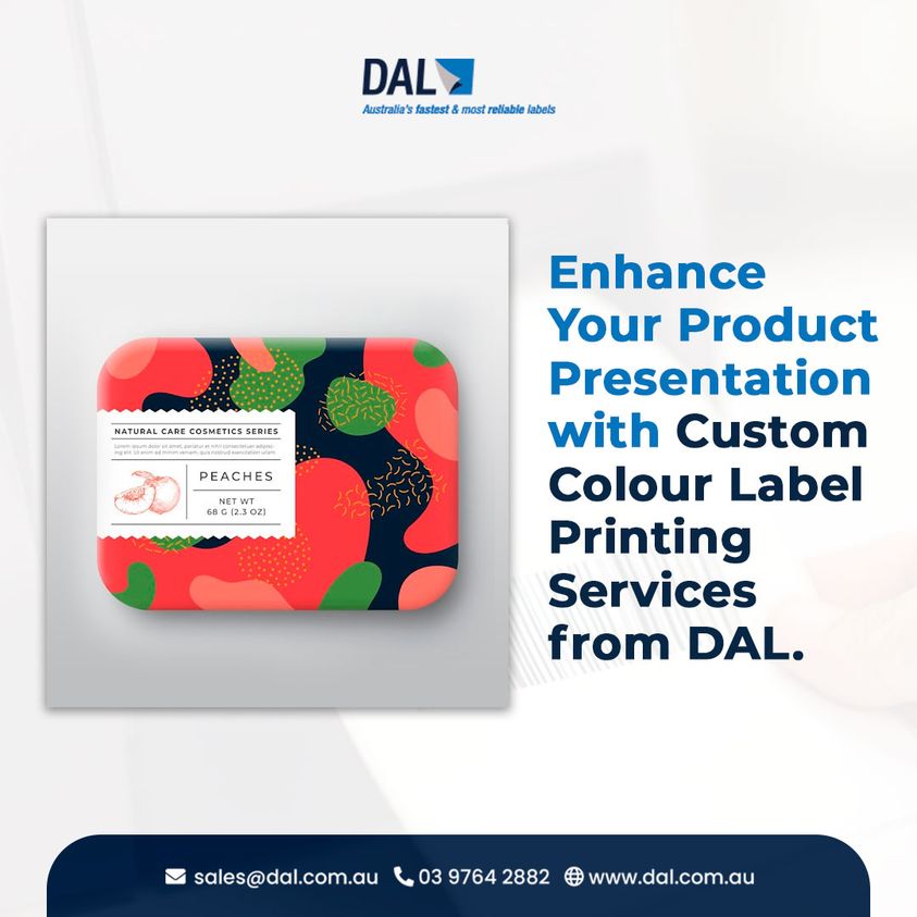 Custom Colour Label Printing Services from Dal