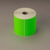 Green fluro labels