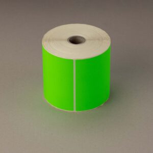 Green fluro labels