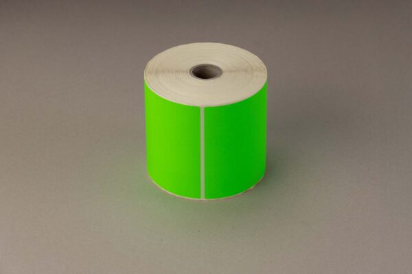Green fluro labels