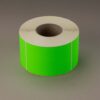 Green fluro labels