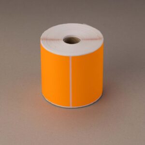 fluoro orange labels