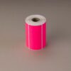 Pink fluro labels