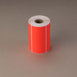 red fluro labels