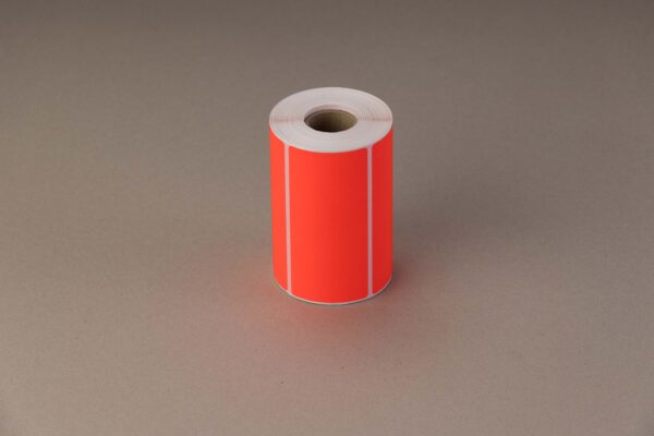 red fluro labels