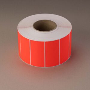 red fluro labels